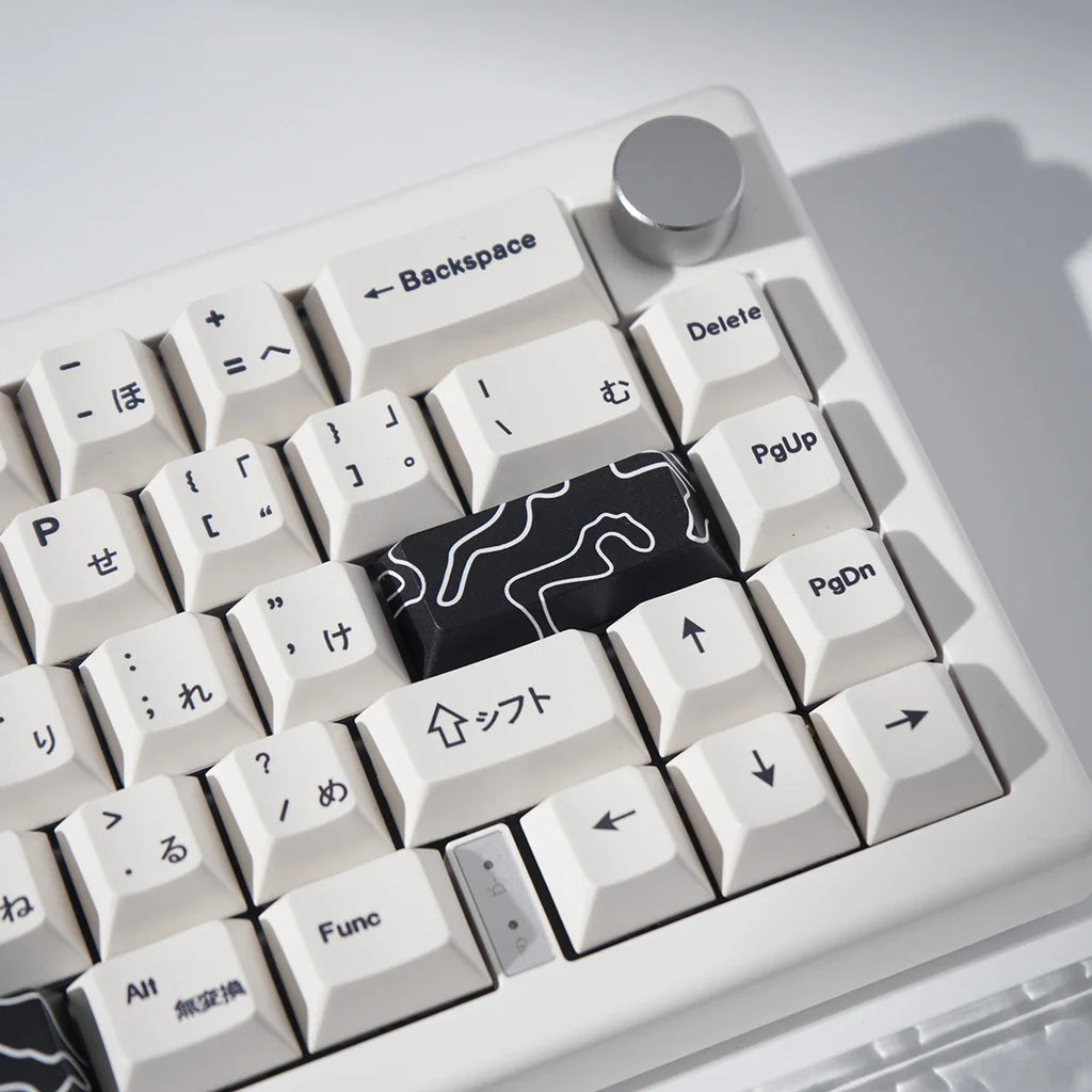 Coral Sea Keycap 4PCS Keycaps Cherry Profile Dye-Sub PBT keycaps Space Bar 6.25U ESC Enter Custom Keycap For Mechanical Keyboard