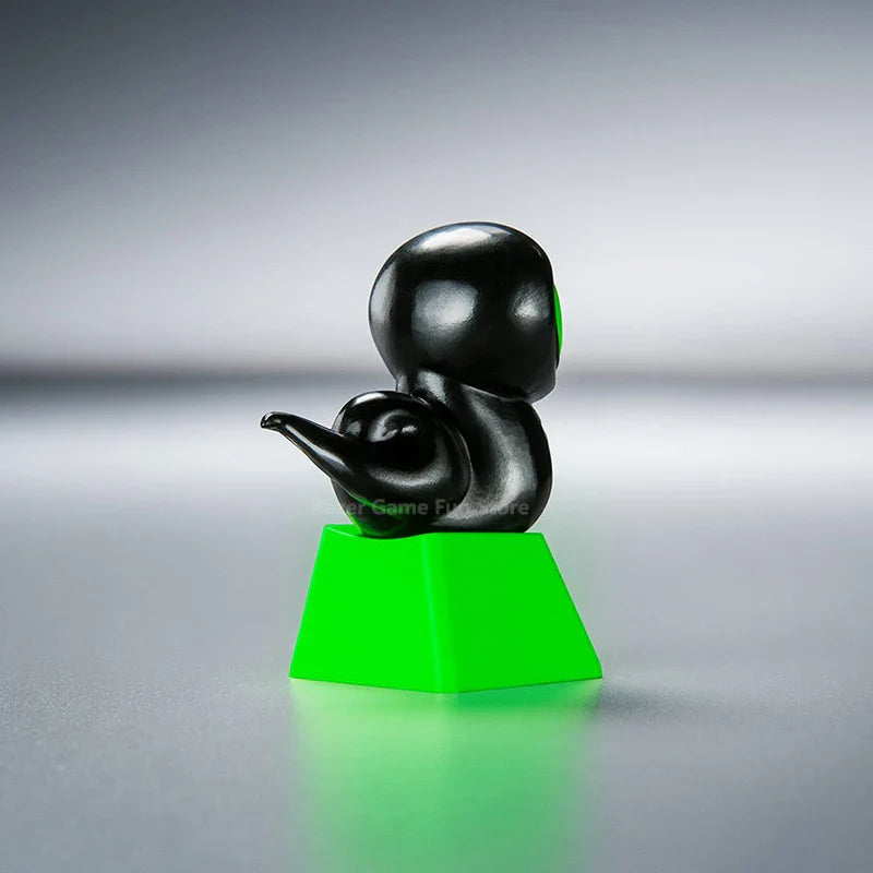 Razer Sneki Snek Keycap Söpö Companion Keyboard-lisävaruste, joka on valmistettu ABS:stä ja PVC:stä Sopii kaikkiin Razerin mekaanisiin ja optisiin näppäimistöihin